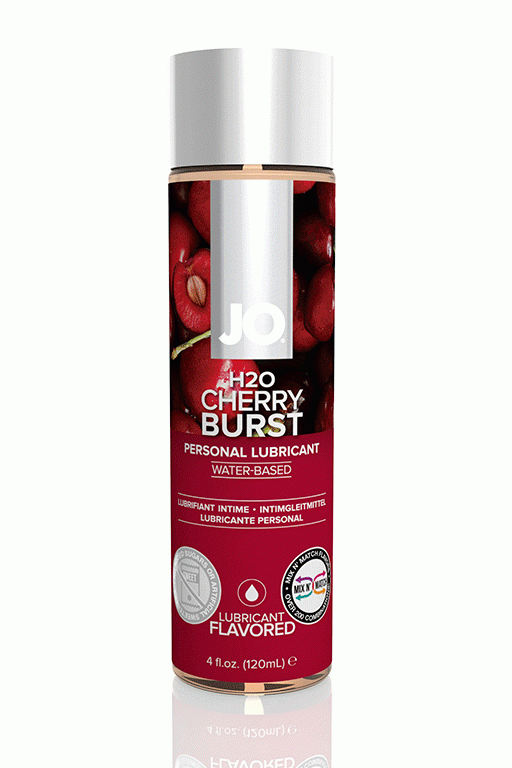 Гель на водной основе "JO Cherry" с ароматом и вкусом вишни, 120ml 