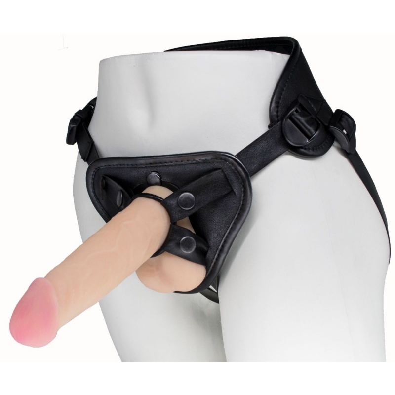 Страпон "Best Uni Strap 6" универсальные трусики и 2 насадки 