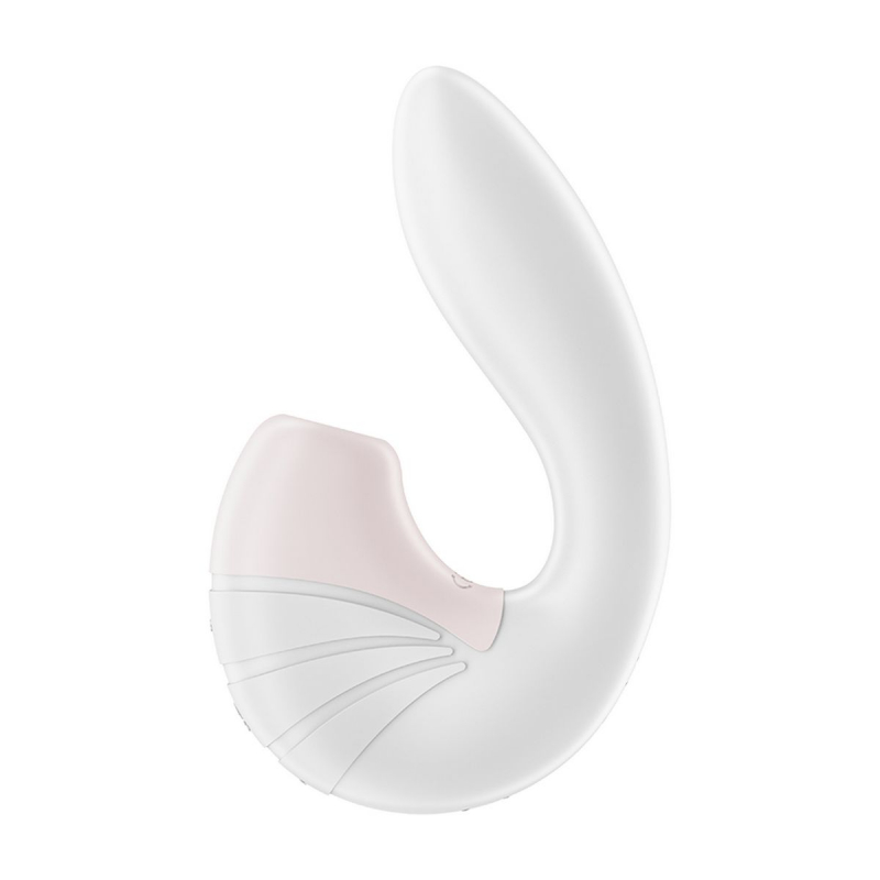 Вибратор с вакуумно-волновым стимулятором клитора "Satisfyer Supernova" белый 
